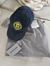 AUTHENTIC Balenciaga Baseball Cap / Dust Bag - Blue Quest Cap bought at Niemanns