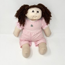 Vintage 1984 Martha Nelson Thomas Original Doll Baby Brown Hair Pink Outfit 16"