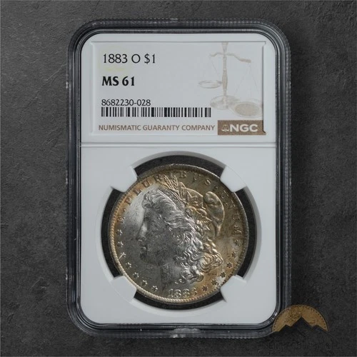 1883-O Morgan Silver Dollar $1 - NGC MS61 - New Orleans