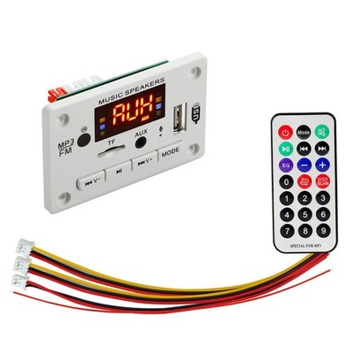 NEW 12V Bluetooth 5.0 USB AUX TF FM Car Audio Digital Decoder Board Module A