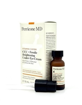 Perricone MD Vitamin C Ester CCC + Ferulic Brightening Under Eye Cream 0.5oz NEW