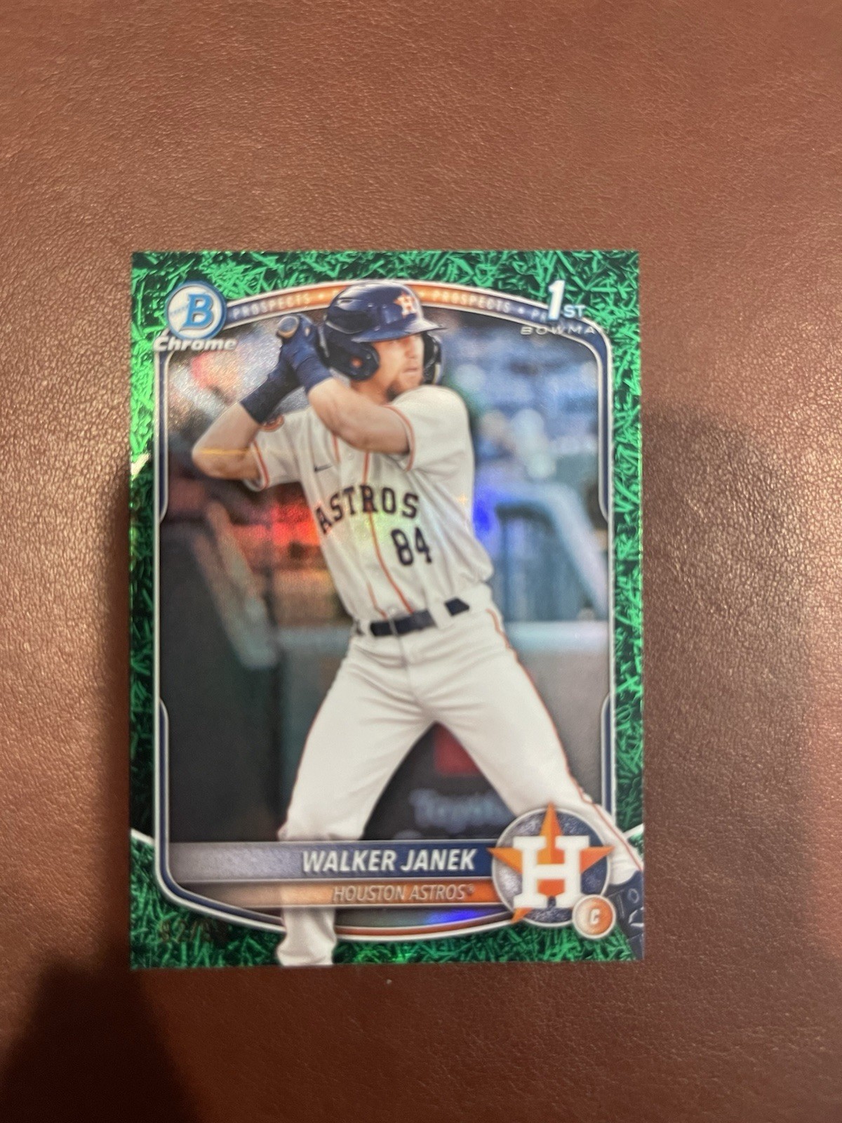 2025 Bowman Chrome Baseball Walker Janek Green Grass Refractor /99 #BCP-15