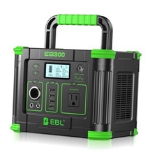 Portable Power Station, 330W 288.6Wh Solar Generator 60W USB-C PD, 5W 300W