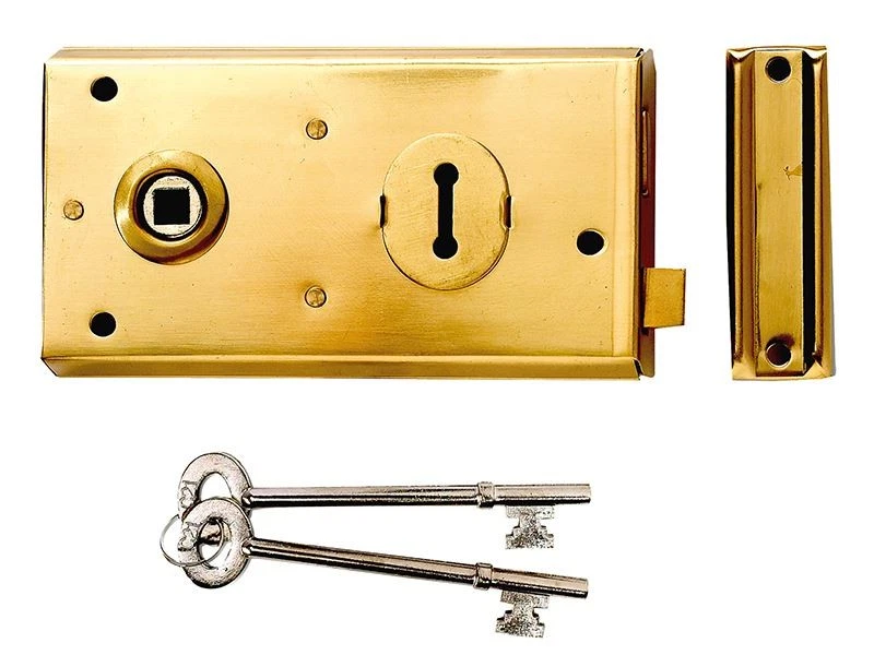 Yale Locks - Verrou à larder P401 finition gris 138 x 76 mm Visi - Photo 1/1