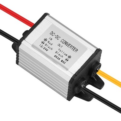 DC 12V 24V to 6V Buck Converter, 8V-30V to 6V Step Down Voltage Regulator, 3A...