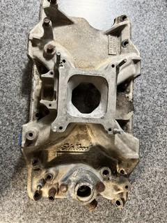 Mopar Small Block Edelbrock Aluminum Intake Dodge Plymouth 318 340 360