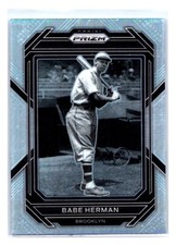 Babe Herman 2023 Panini Prizm Silver Prizms #221 Brooklyn Robins