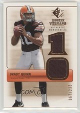 2007 SP Rookie Threads Rookie Threads Bronze 67/225 Brady Quinn #RT-BQ 0af