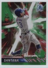 2024 Bowman Draft Plasma Power Green Refractor 73/99 Paulino Santana #PP-20
