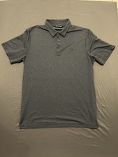 Travis Mathew Shirt Mens XL Grey Golf Polo Short Sleeve Performance