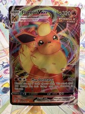 Pokemon TCG Flareon VMAX 018/203 Evolving Skies Full Art Ultra Rare Holo Card