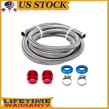 10ft 516 Inch Braided Steel Cpe Fuel Line 1000psi High Pressure Swivel Fittings