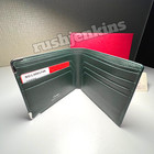 AUCTION CARTIER Luxury Black Leather Bifold Wallet Silver Corner Trim — photo 4