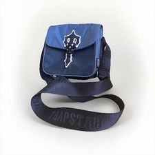 Rare navy blue Trapstar Irongate crossbody bag