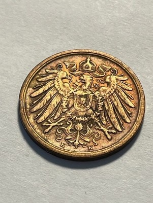 1906-E Germany 2 Pfennig/VF+ #392