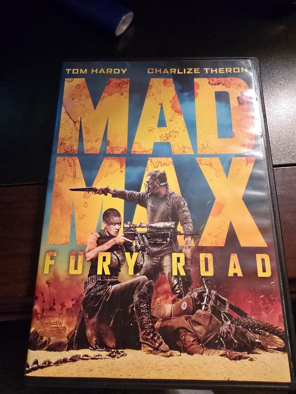Mad Max Fury Road DVD Starring Tom Hardy and Charlize Theron