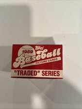 ⚾️1989 Topps Traded Baseball Card Box Set Ken Griffey Jr RC-Deion Sanders RC♨️B5