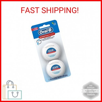 Oral-B EssentialFloss Cavity Defense Dental Floss, 50 M, 2 Pack
