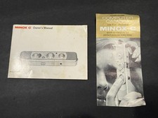 Minox C Camera Instructions and Sales Brochure...Free Shipping