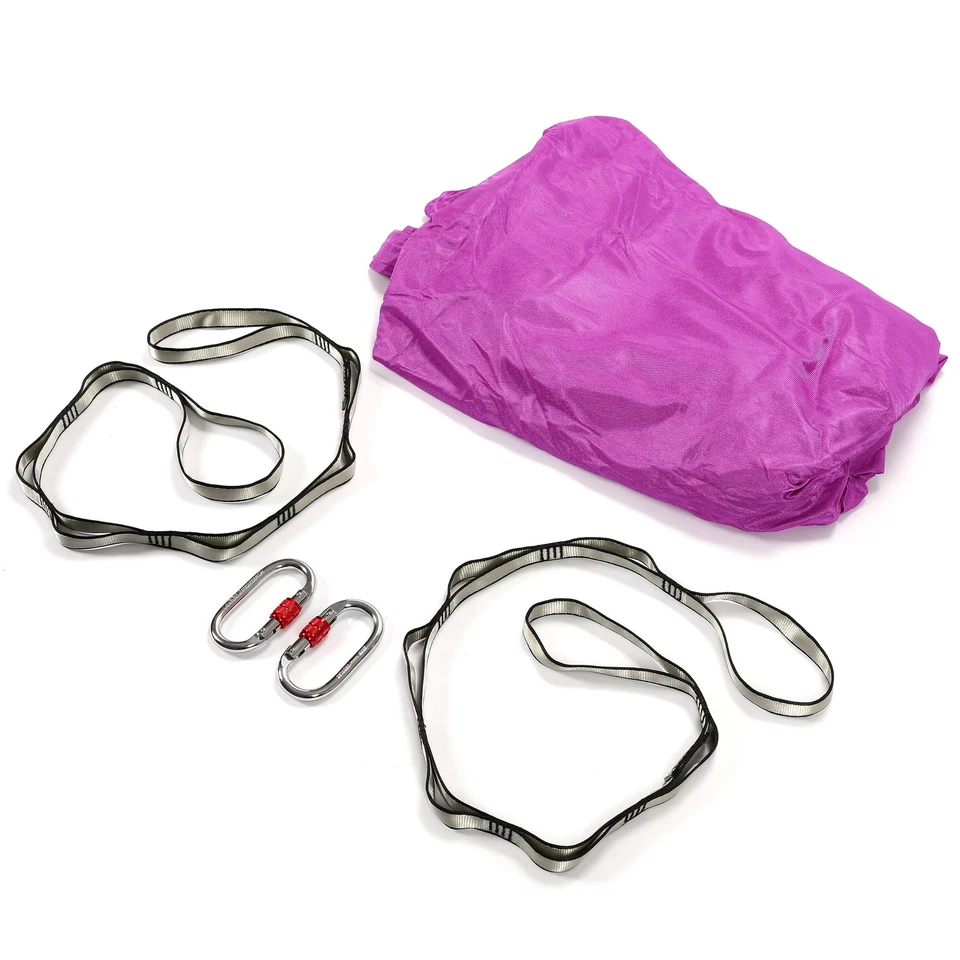 Kit de rede conjunto de balanço ioga sedas aéreas 6,7 jardas com ferragens para voo por gravidade - Imagem 2 de 4