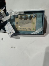 Baby Boy Baby Shower Gift Brag Book Holds 60 4x6 Photos Blue Boy Album New