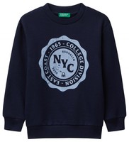 Benetton Shirt G/C M/L, Blau, 5 Jahre, Kinderoberteil, Baumwolle