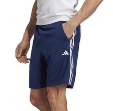 Adidas Men's Train Essentials 3-Stripes Training Shorts Size SMALL Blue IB8246