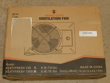 Abestorm NeatyFresh 720S 720CFM Crawlspace/Basement Ventilation Vent Exhaust Fan