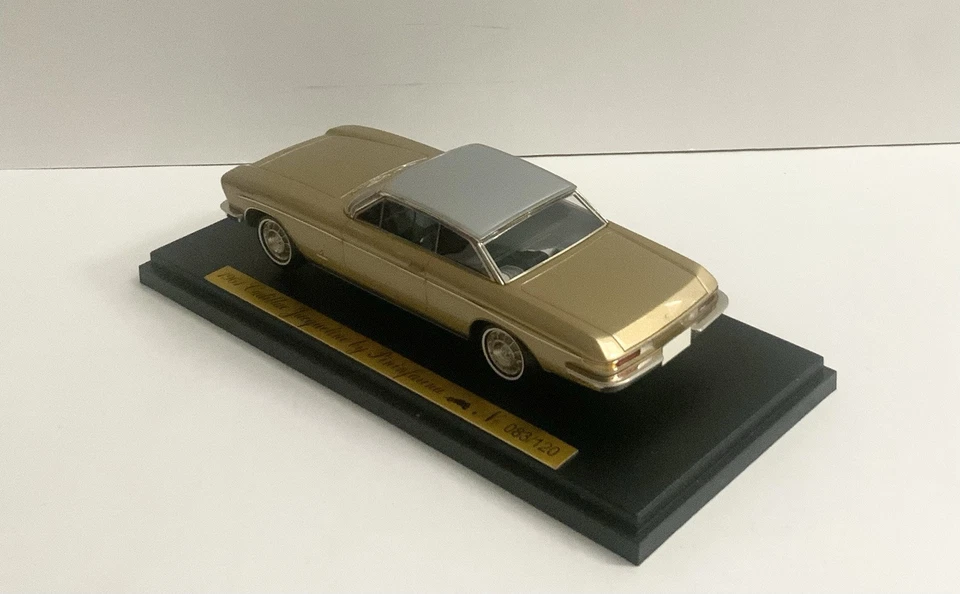 1/43 1961 Cadillac Jacqueline coupe by Pininfarina gold handmade by EMC - Image 4 of 4