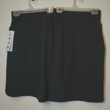 RBX Active Womens Size 2X Black Wicking Flex 4-Way Stretch Pocket Skirt Skort