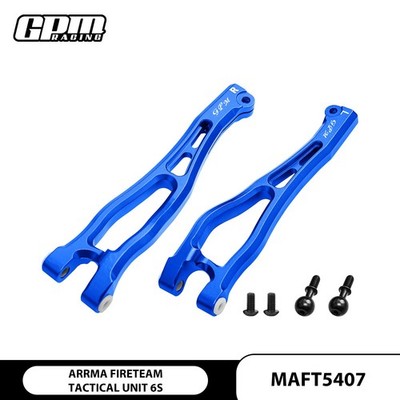GPM CNC Alloy Front Upper Arms For ARRMA 1/7 Fireteam 1/8 Kraton V6 Notorious V6