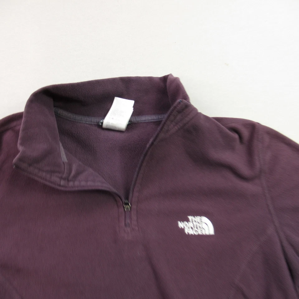 Suéter feminino North Face pulôver manga longa média 1/4 zíper leve - Imagem 2 de 4