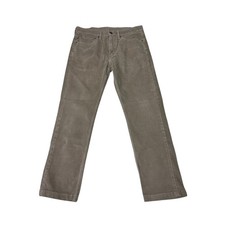 Levi Strauss & Co 511 Corduroy Pants Men Tan W34 L28 Slim Fit Cotton Blend