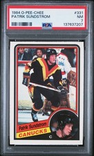 1984 O-PEE-CHEE 331 PATRIK SUNDSTROM ROOKIE PSA 7