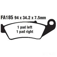 Bremsbelag EBC EPFA185HH Sinter Race/Sport FüR Suzuki DR 650 SEU Bj. 1996-2000