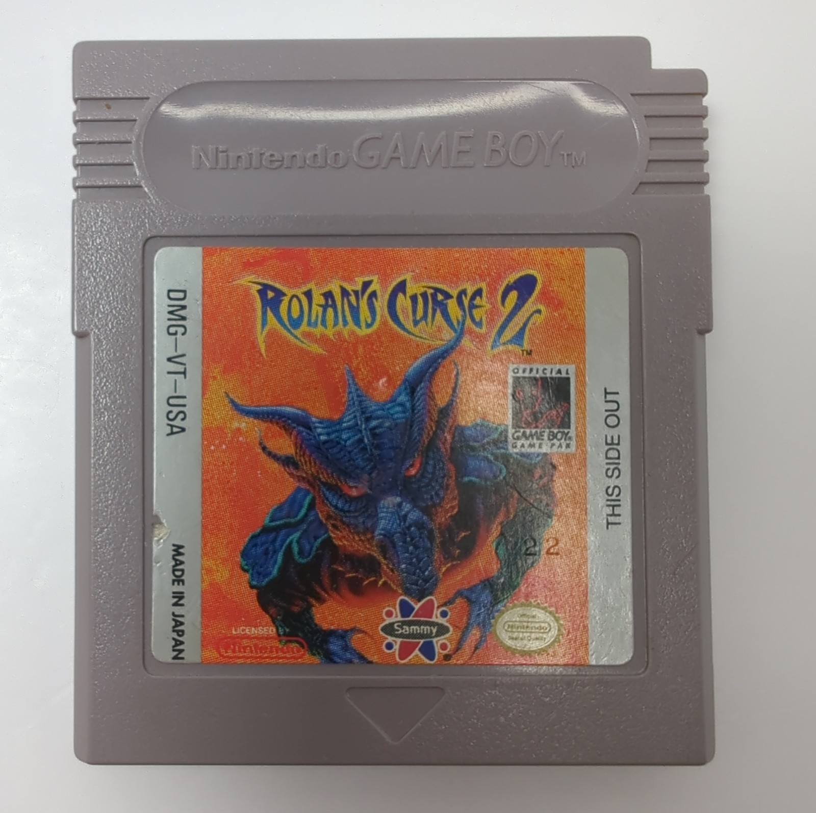 Rolan's Curse 2 (Nintendo Game Boy GB, 1992) Tested Working!