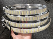 15.5 Quad Row Pure White LED Truck Wheel Rim ...
