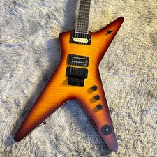 Ship from US New Dimebag Darrell The Dean Electric Guitar Flame Maple Top