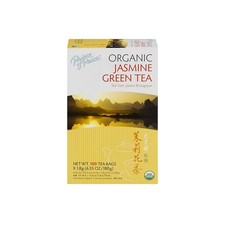 Organic Jasmine Green Tea 100 Bags Antioxidant Benefits for Health and Immunity