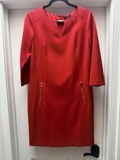 New $134 Tahari Scarlet Red Dress