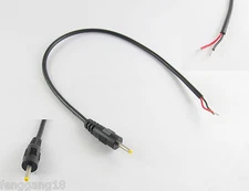 CCTV DC Power Tip Plug Connector 2.5mm x 0.7mm Male Socket with Cord Cable 30cm