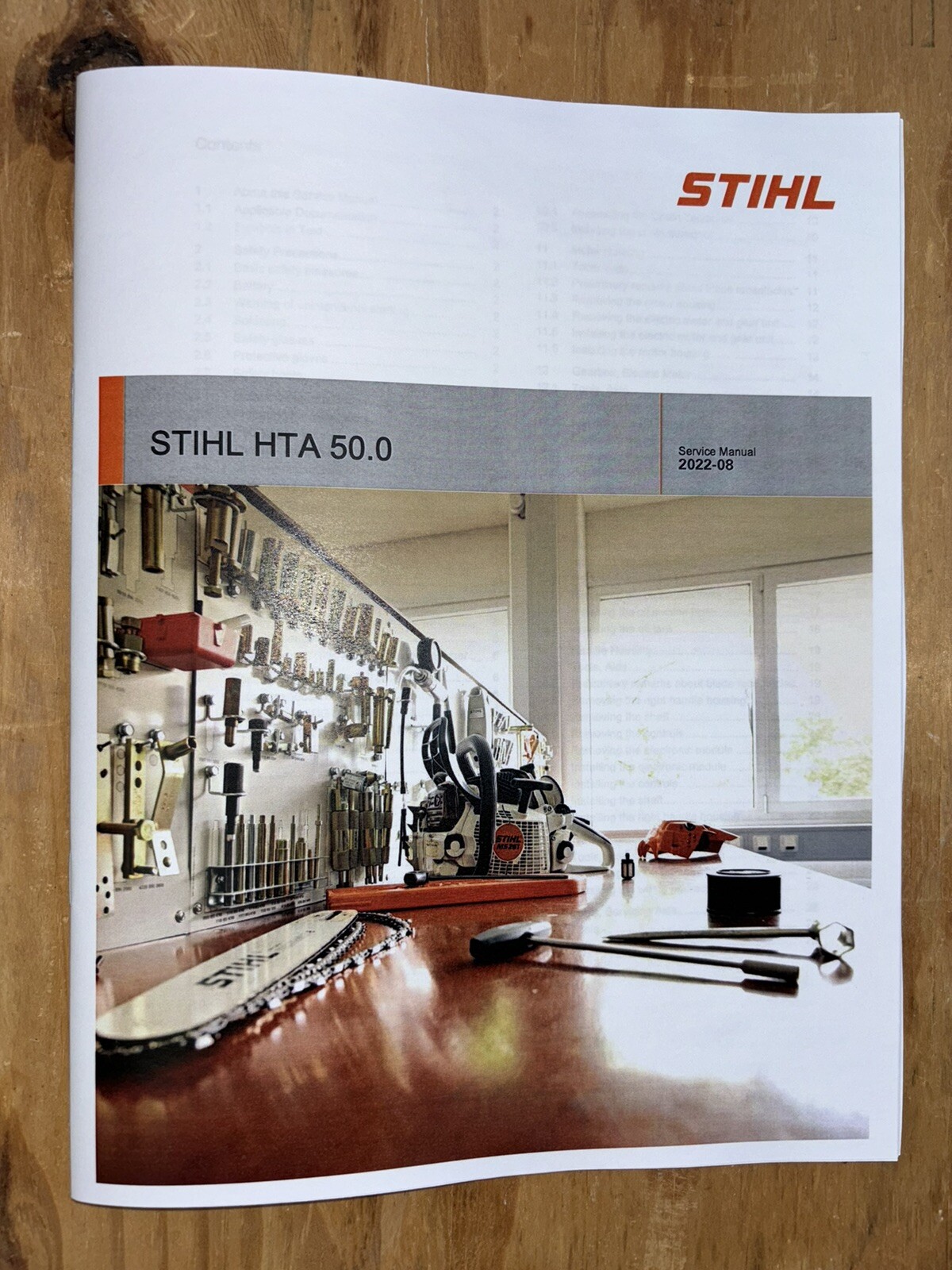 HTA 50 50.0 STIHL Rechargeable Battery Pole Saw Service Workshop Repair ...