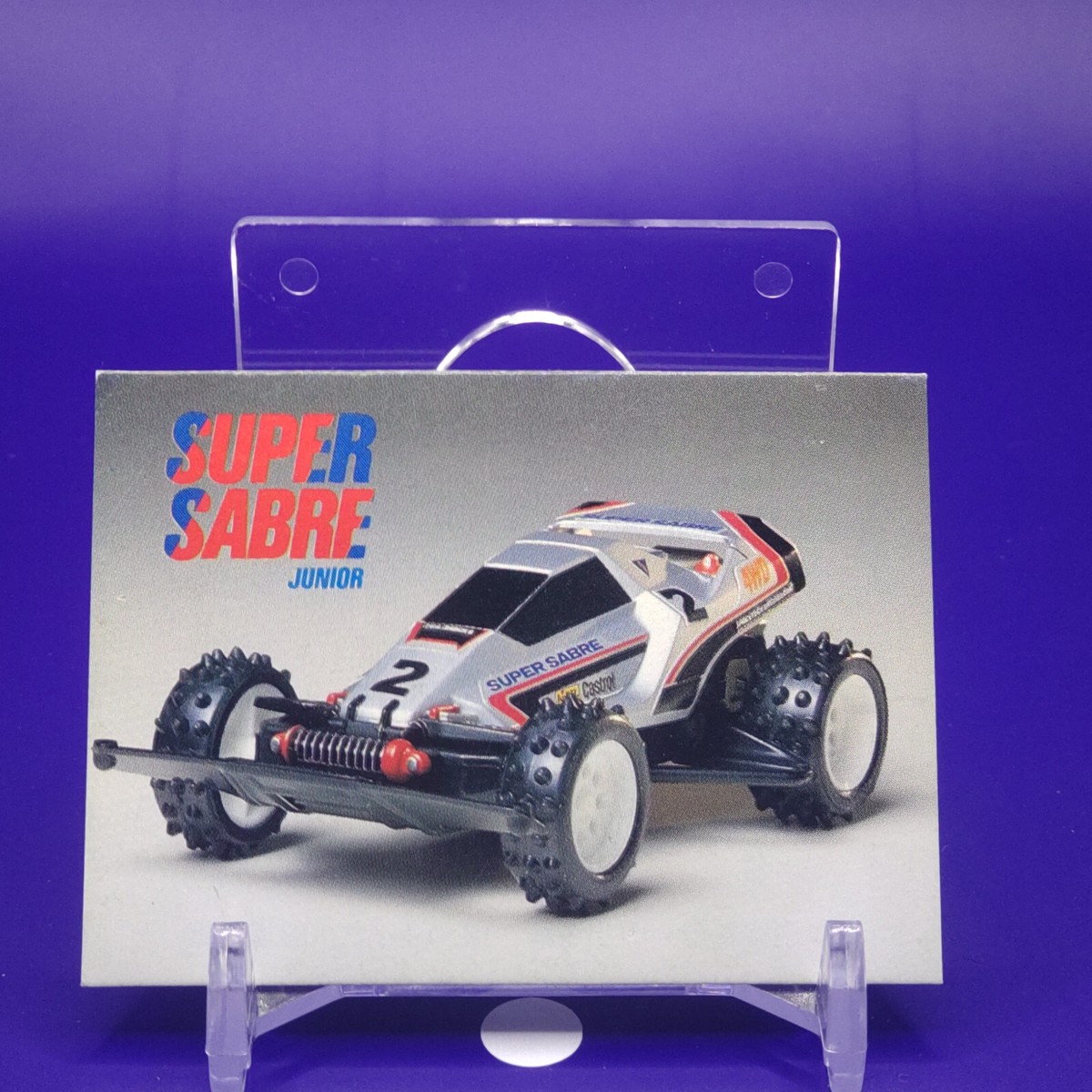 Super Sabre Junior Racer Mini 4WD Card Shogakukan Japanese