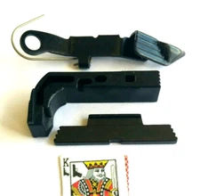 Extended Parts Kit, Black W/Angled Slide Lock for Gen 3 Glock Models 22,23,27,35