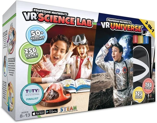 PROFESSOR MAXWELL'S---VR SCIENCE LAB & VR UNIVERSE---VIRTUAL REALITY 2 IN 1