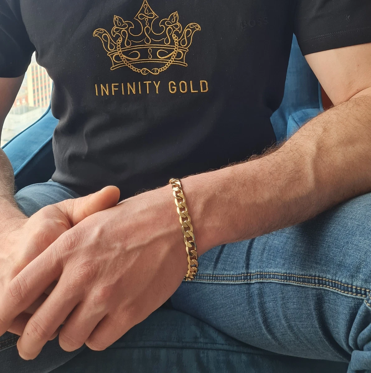 9ct gold shop bracelet