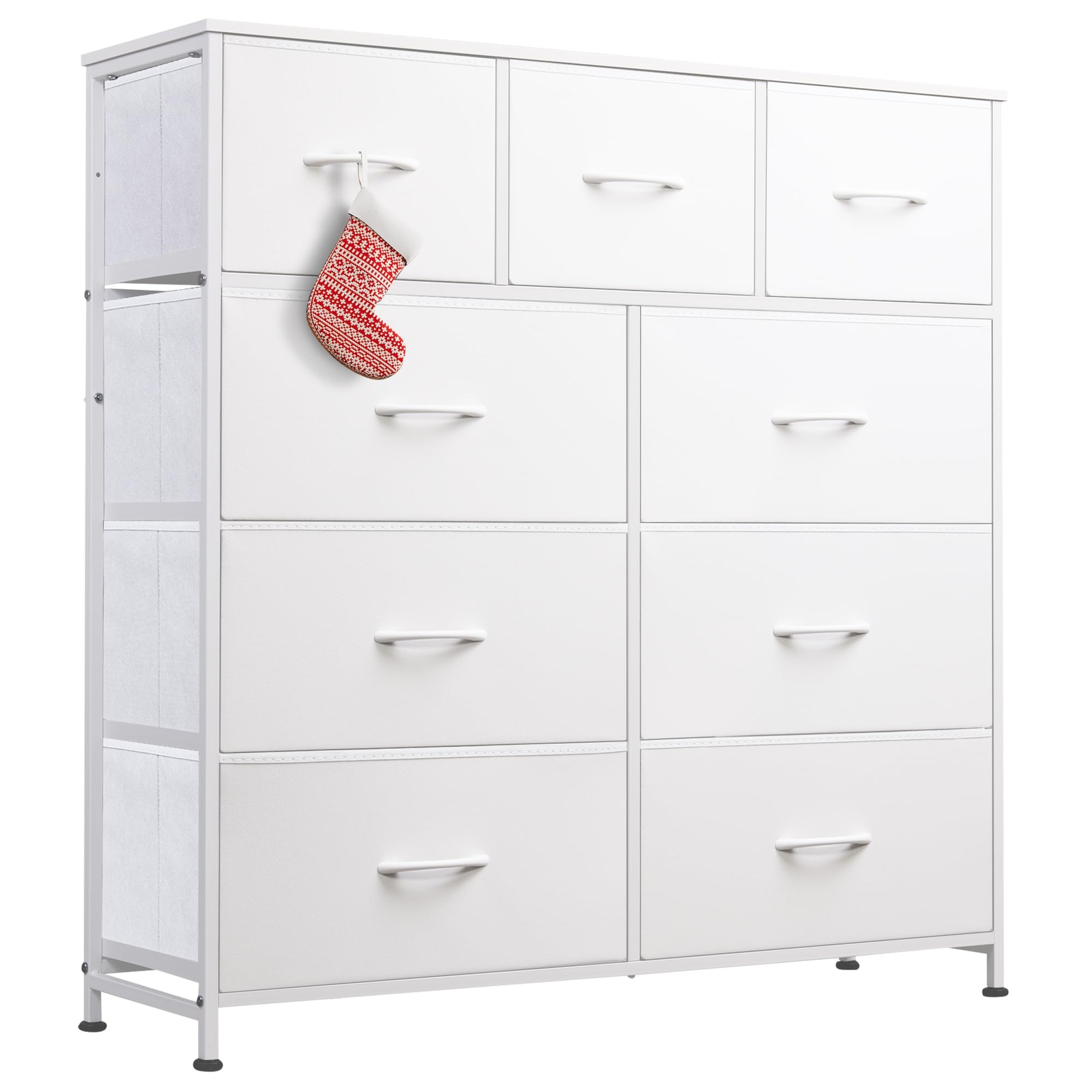 9-Drawer Fabric Storage Tower for Bedroom, Hallway, or Closet Organization
