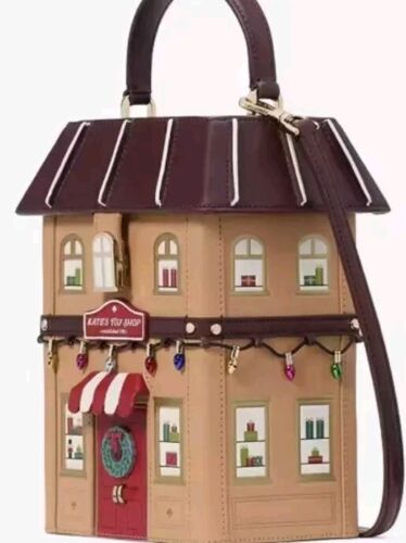 Bolso sin asas Kate Spade Toy Shop Bandolera 3D Novedad Cartera Nuevo - Imagen 3 de 6
