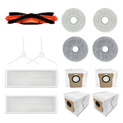 For M30 PRO Side Brush Screen Roller Main Brush Rag Dust Bag Sweeping Robot