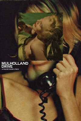 Mulholland Dr. David Lynch Kinostart Poster 2001 Modern Fine Art Postkarte